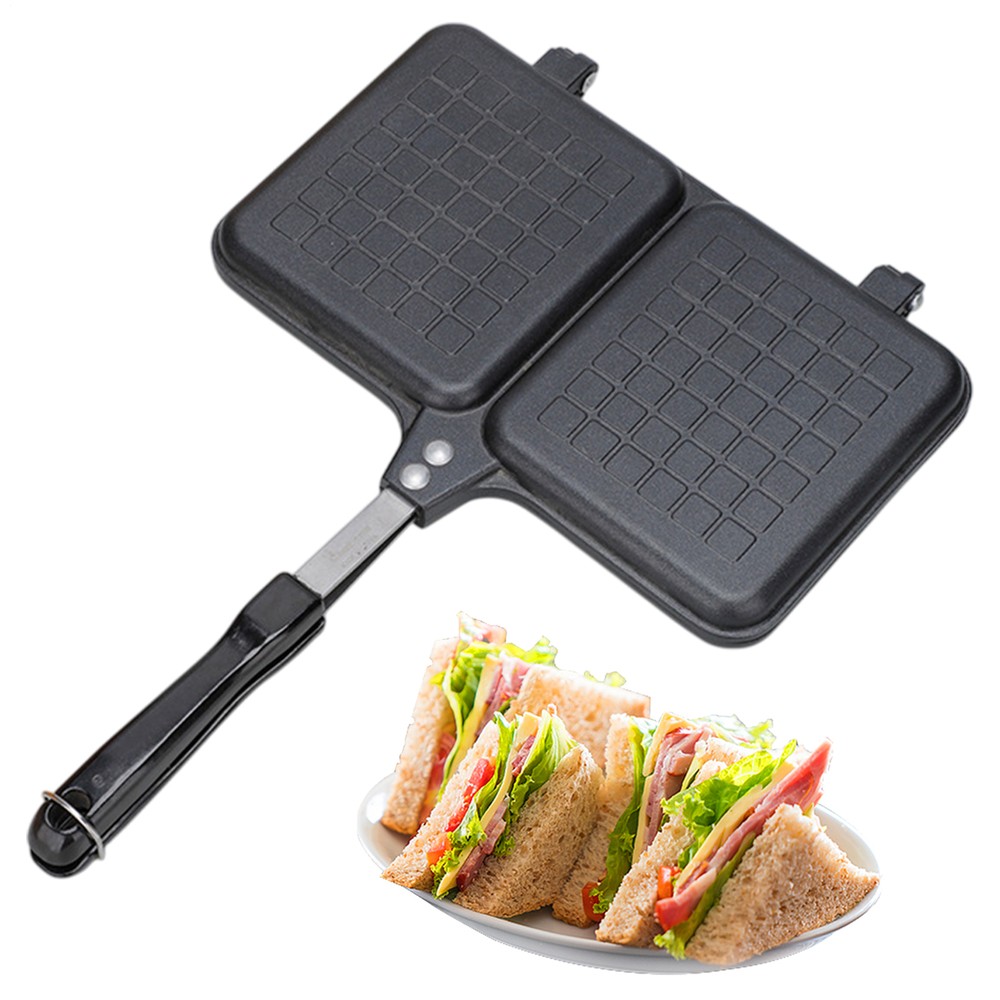 Hot Sandwich Maker Double Panel Stove Hot Sandwich Maker With Handle Handy