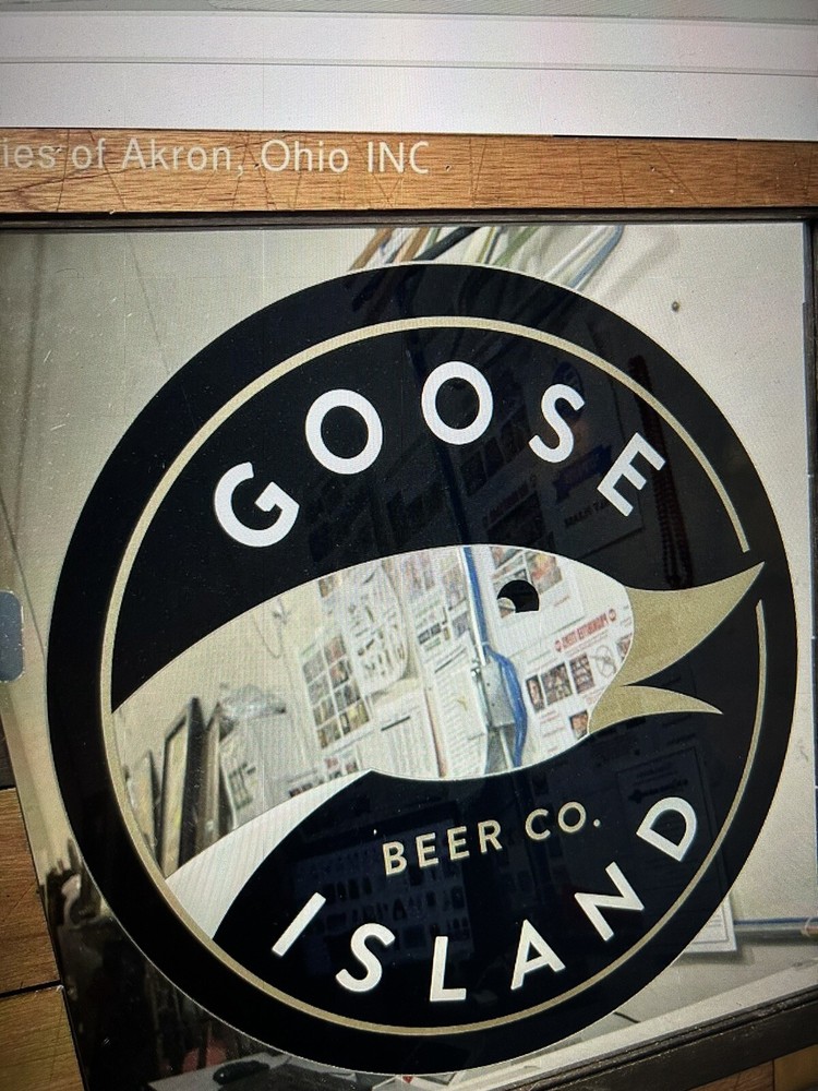 GOOSE ISLAND BEER CO. WALL MIRROR!