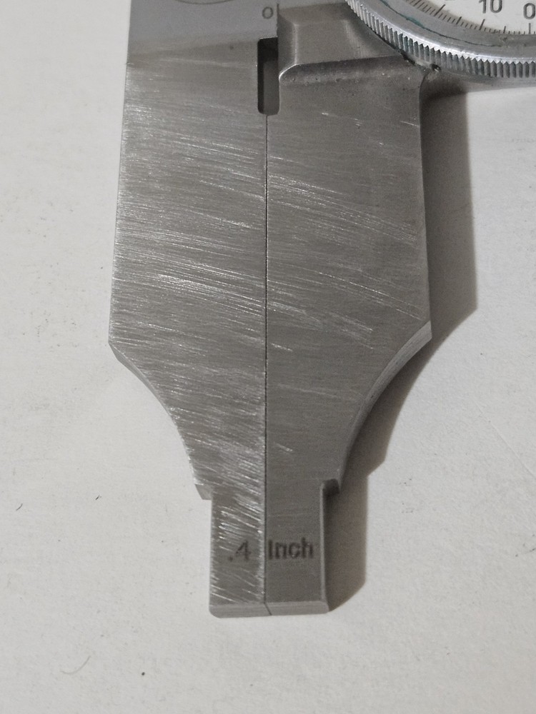 HELIOS Dial Caliper 0-7" Range .001" Graduation Stainless Germany