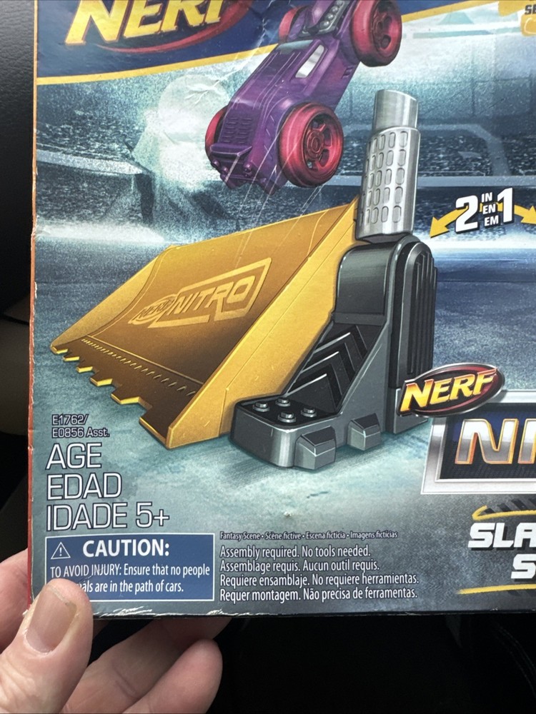 Nerf Nitro Slammin’ Soar Stunt Set, New