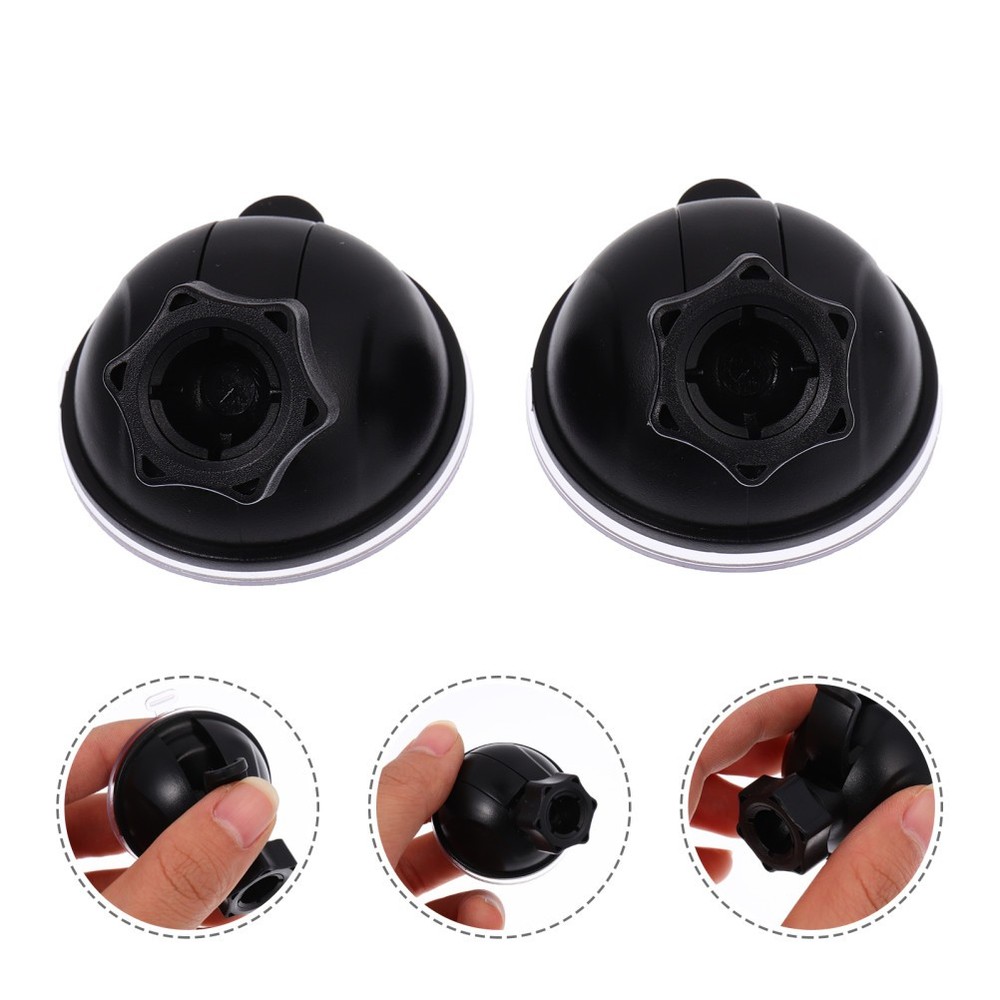 2 Pcs Driving Recorder Suction Cup Bracket Windshield Camera Holder Dash Mounts