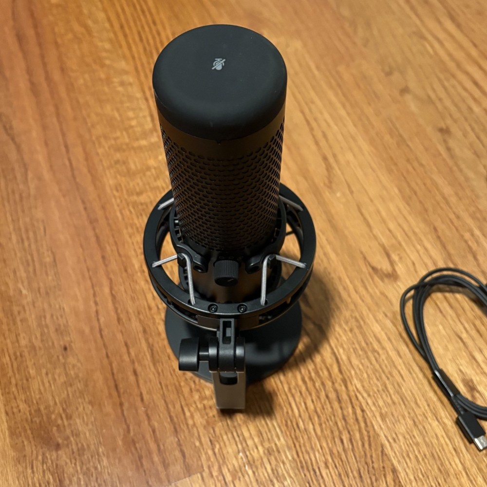 HyperX QuadCast S RGB USB Gaming Microphone (Tested and Working)