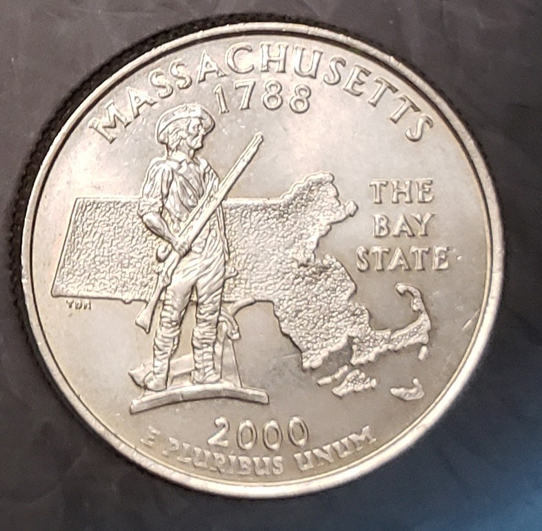 2000-D Massachusetts State Quarter • BU • Denver Mint
