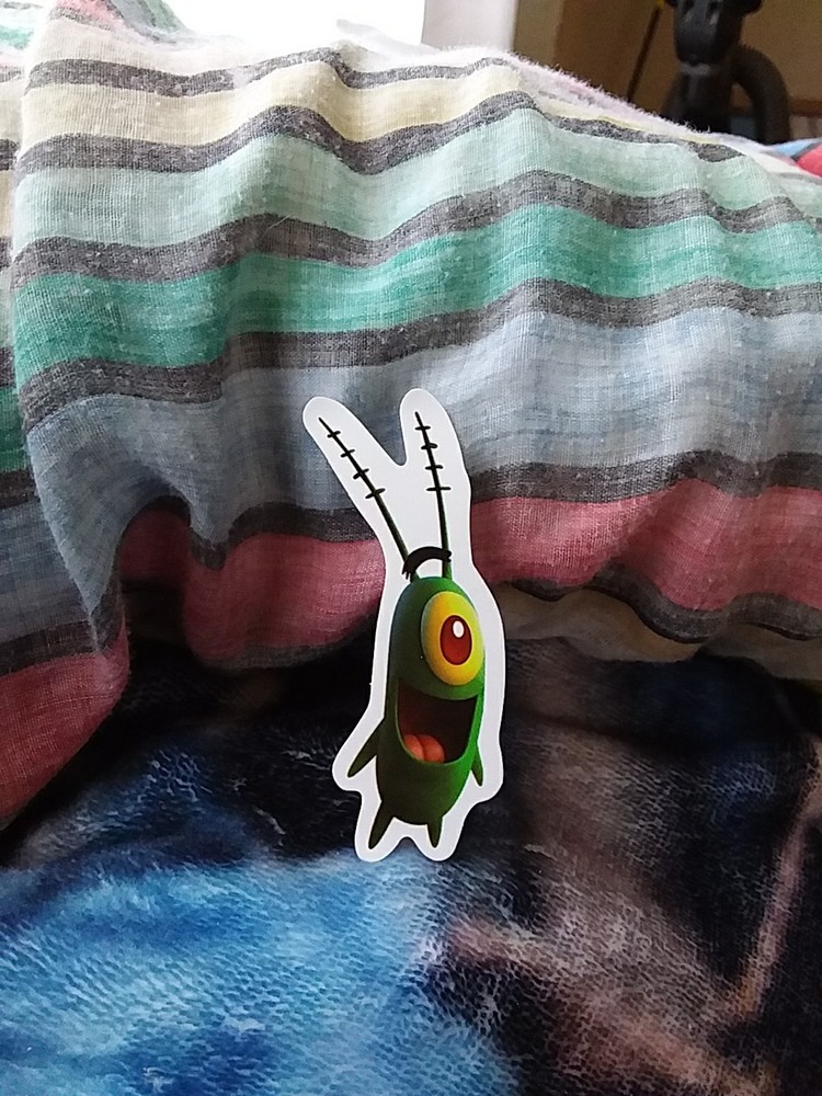 Plankton Sticker From Spongebob SquarePants