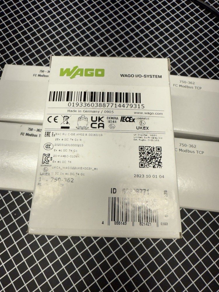 WAGO 750-362 Fieldbus Coupler Modbus TCP - White