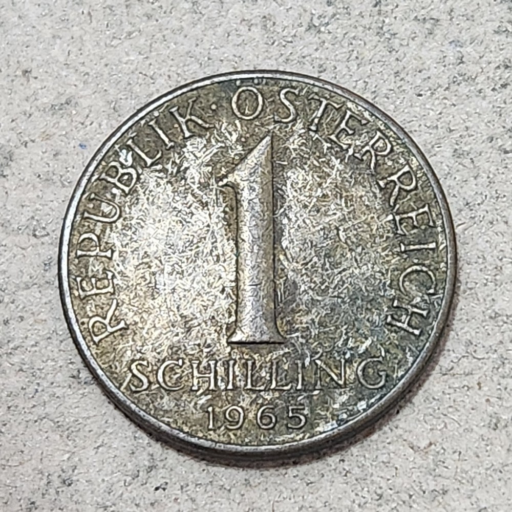AUSTRIA 🇦🇹 ONE (1) SCHILLING COIN 1965