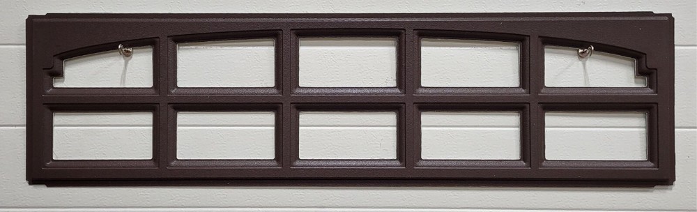 CHARLESTON 608 CHOCOLATE Replacement Window Inserts/LONG Panel IDEAL Garage Door