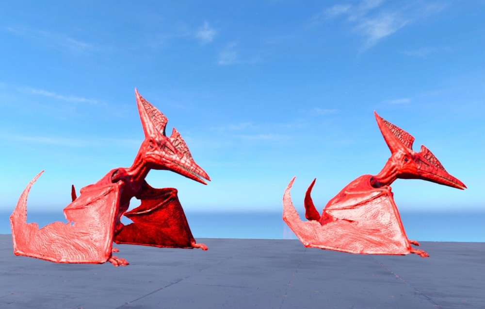 Solid 1 Red Pteranodon Pair Ark Survival Ascended PVE ASA PC/Xbox/PS5