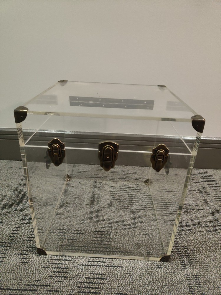Everly Quinn Acrylic Vintage Trunk
