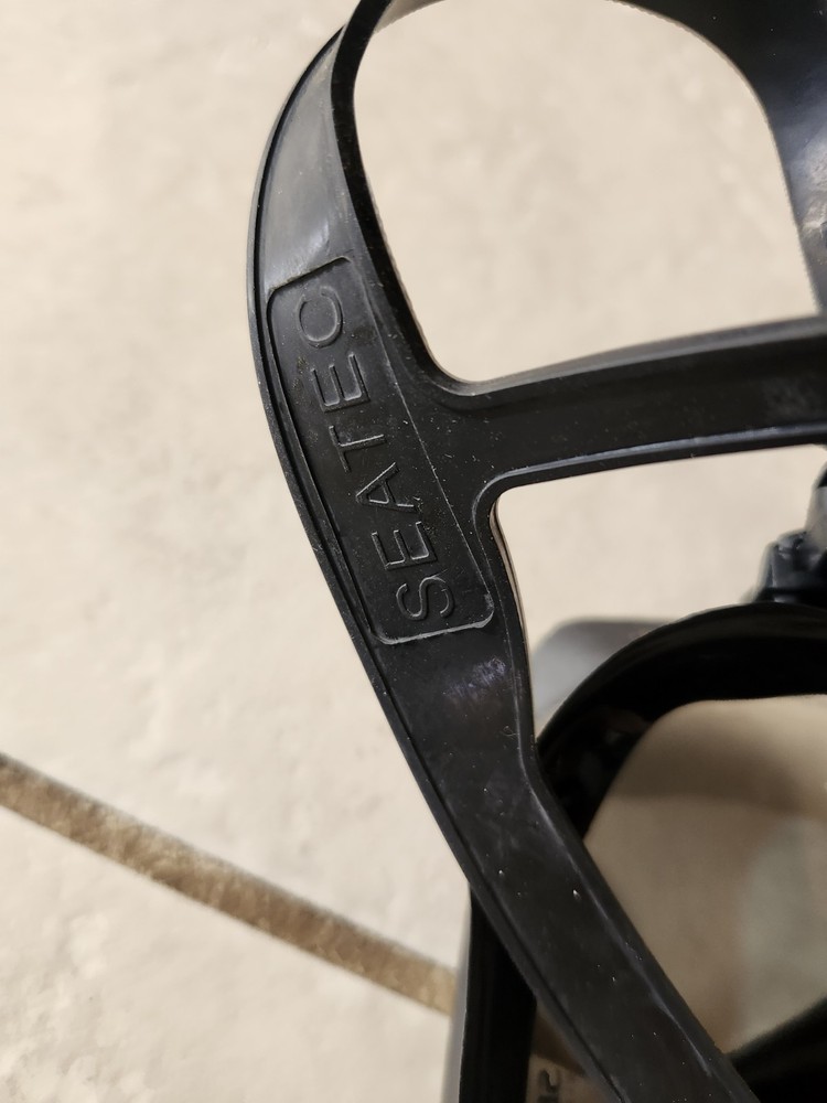 SEATEC Black Frameless Dive Mask Scuba