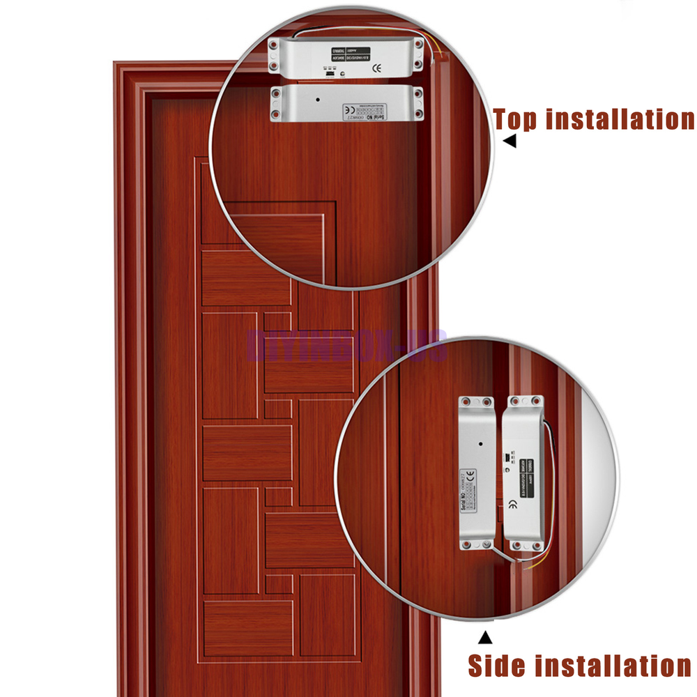 DC12V Fail Safe NC Electric Drop Bolt Lock Access Control Electronic Mortise Doo