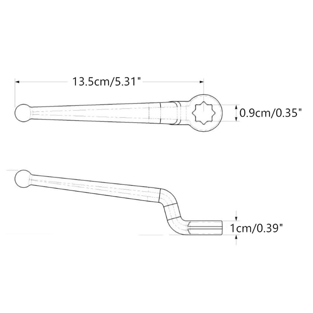 Hydraulic Ball Valve Handle Replacement Size SW9