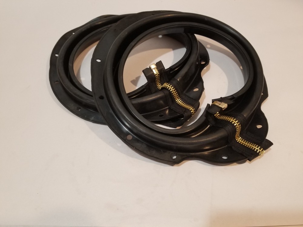 Two Rockwell 5 Ton BLACK ZIPPER BOOTS M809 M939 M54