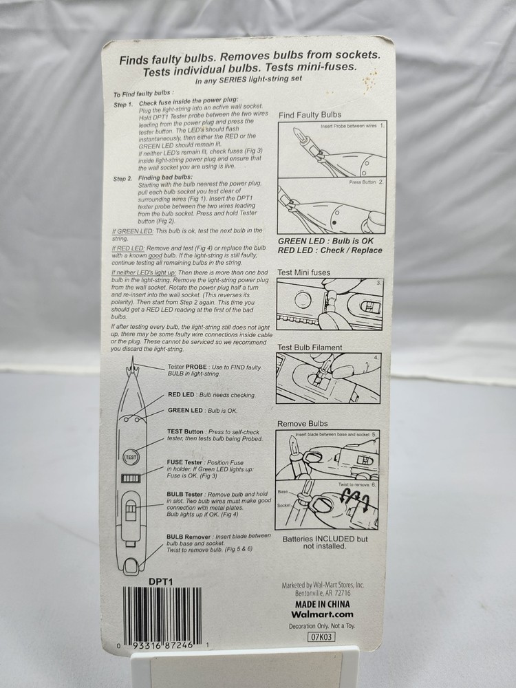 NEW Light-String Saver All-In One Lightstring Troubleshooting Tool Trim A Home