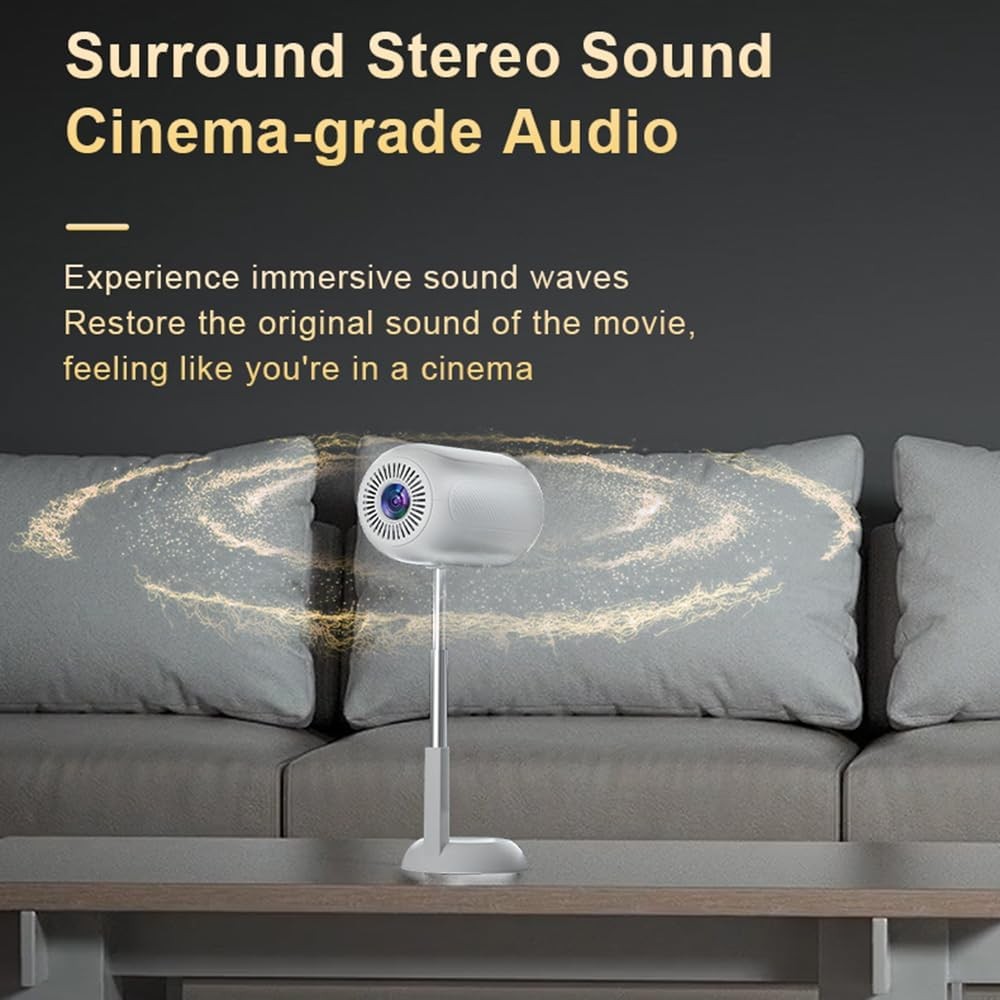 Auto Keystone 1080P Wifi Projector Android Bluetooth Home Video Smart Projector