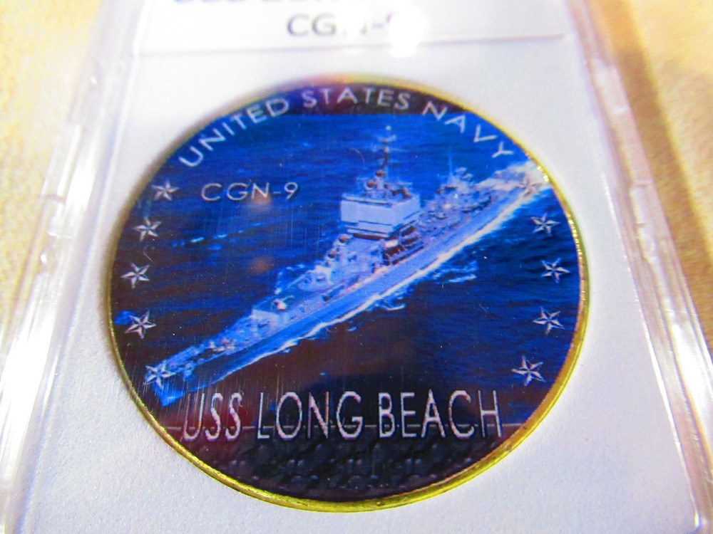 US NAVY - USS LONG BEACH CGN-9 Challenge Coin