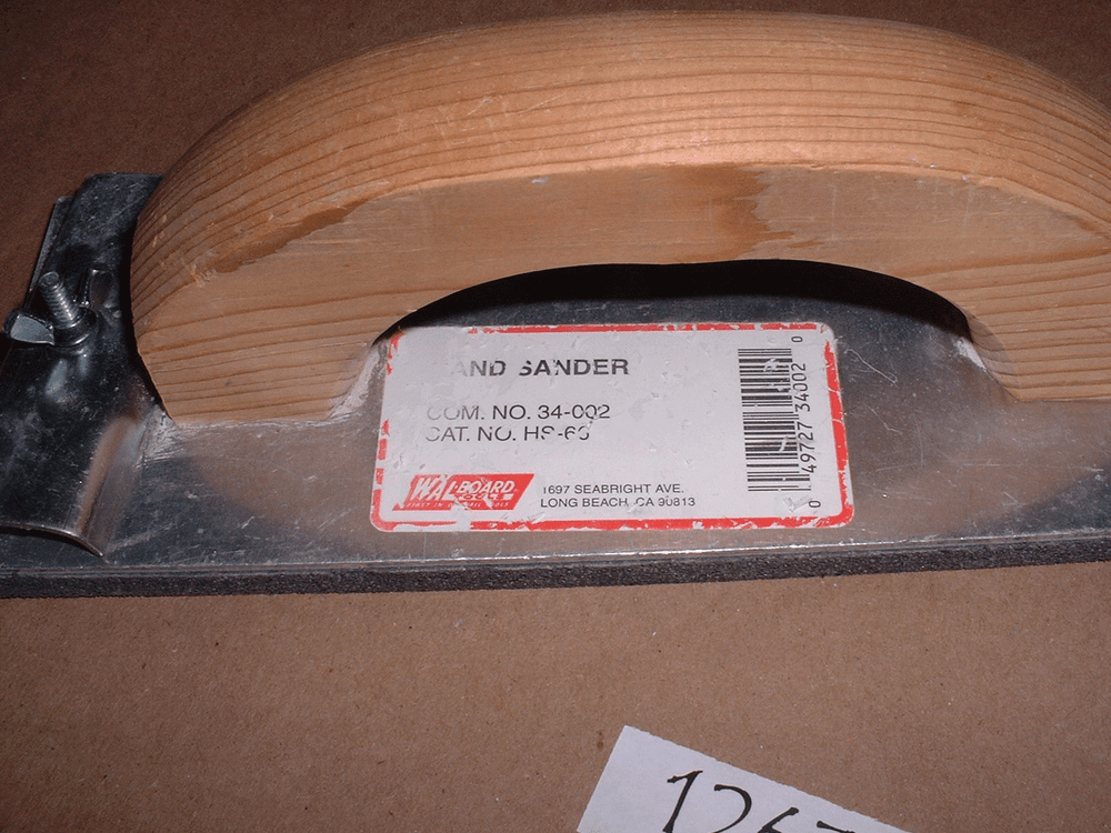 WalBoard HS-66 Drywall Hand Sander with Wood Handle