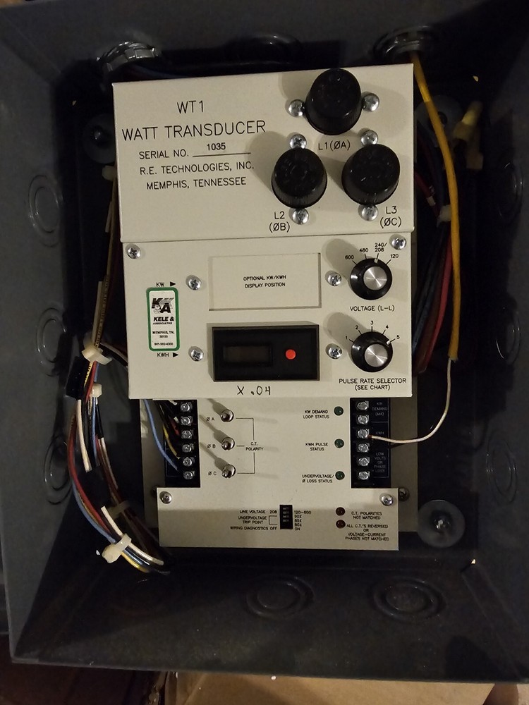 WT1 Watt Transducer Serial No. 1035