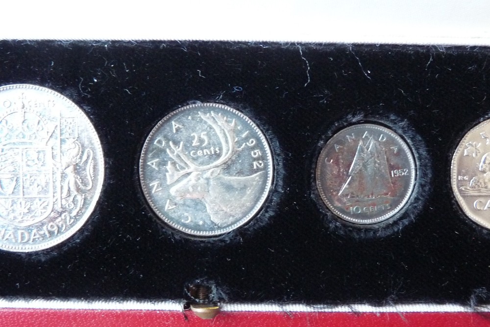 1952 Canada silver coin set