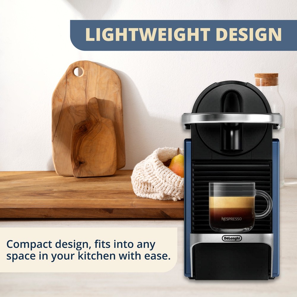 De'Longhi Pixie Espresso Coffee Machine with Temperature Control (Dark Blue)