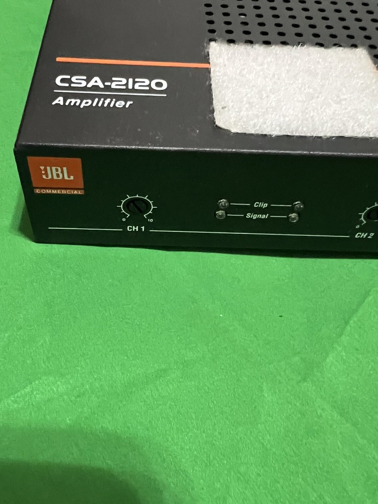 JBL CSA 2120 Amplifier. Please See Photos. Powers On, Please Read. O5