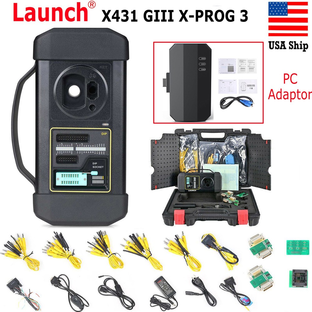 Launch X431 GIII X-Prog 3 Advanced IMMO Programmer Chip Reader or PC Adaptor