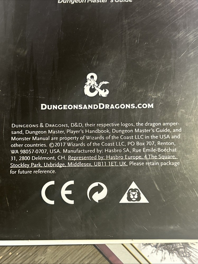 Dungeons & Dragons 5th RPG Master's DM Screen Reincarnated Guide