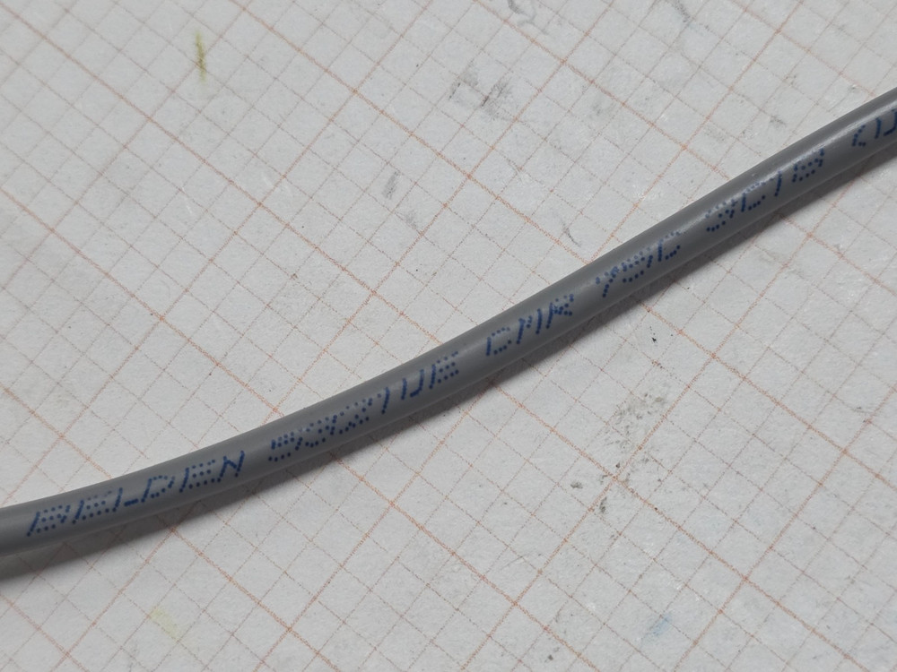 Belden 5321UE 18/3C Solid Communication/Security Cable Riser CMR Gray /100ft