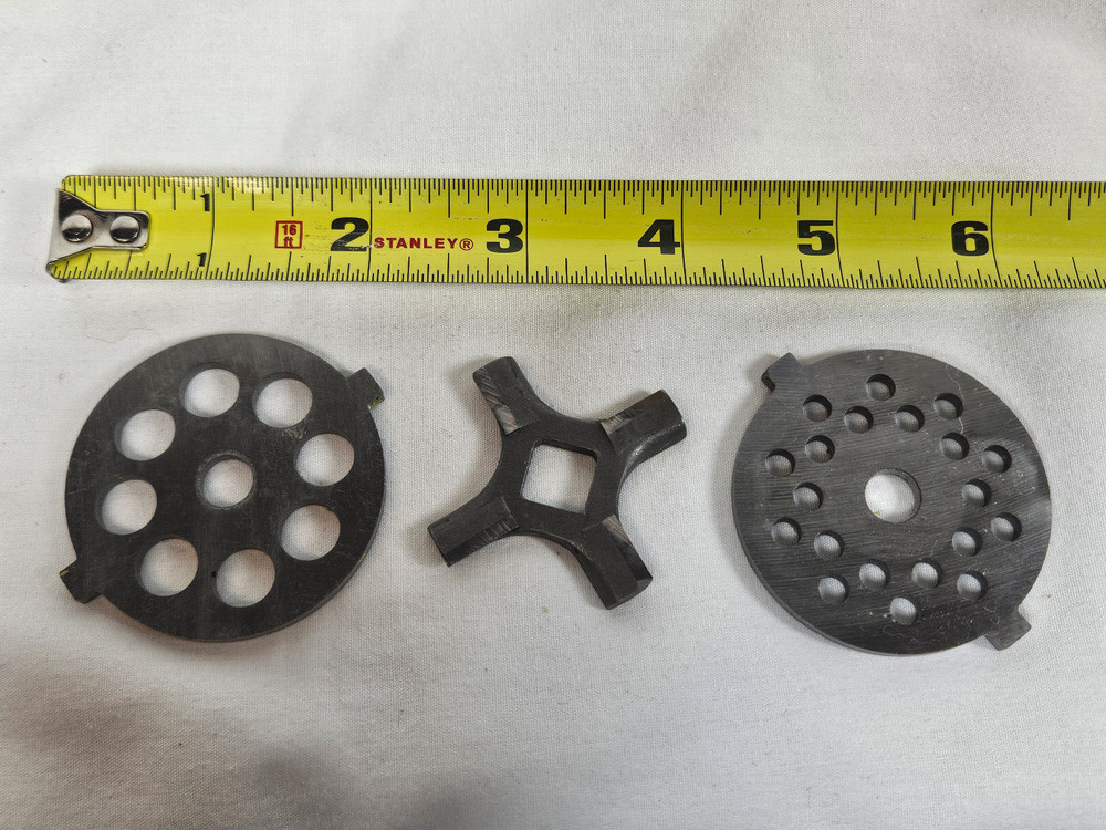 Replacement Grind Plate Disc Full Set for KitchenAid Food Grinder Accessory FG-A