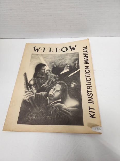 Willow capcom 1989 arcade video game Manual #4396