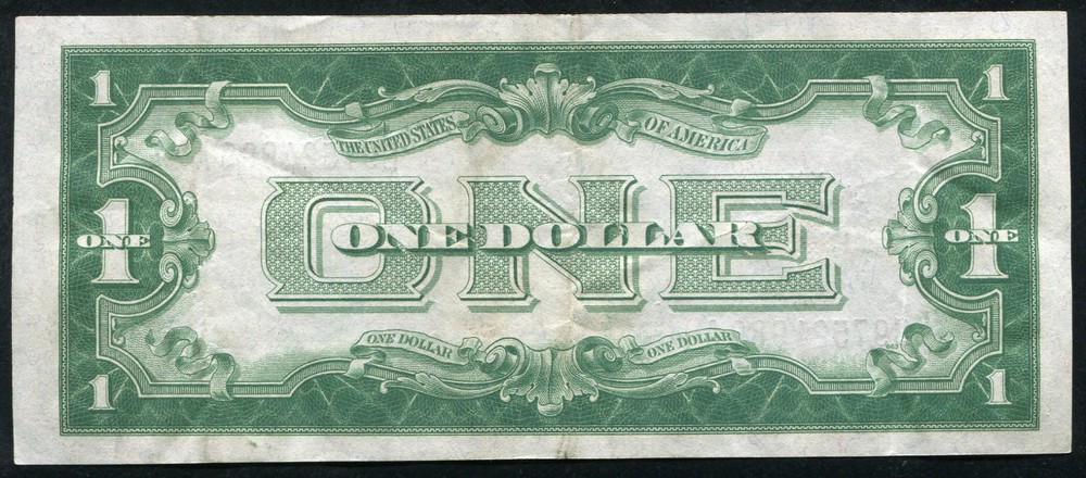 1928-A $1 ONE DOLLAR “FUNNYBACK” SILVER CERTIFICATE EXTREMELY FINE