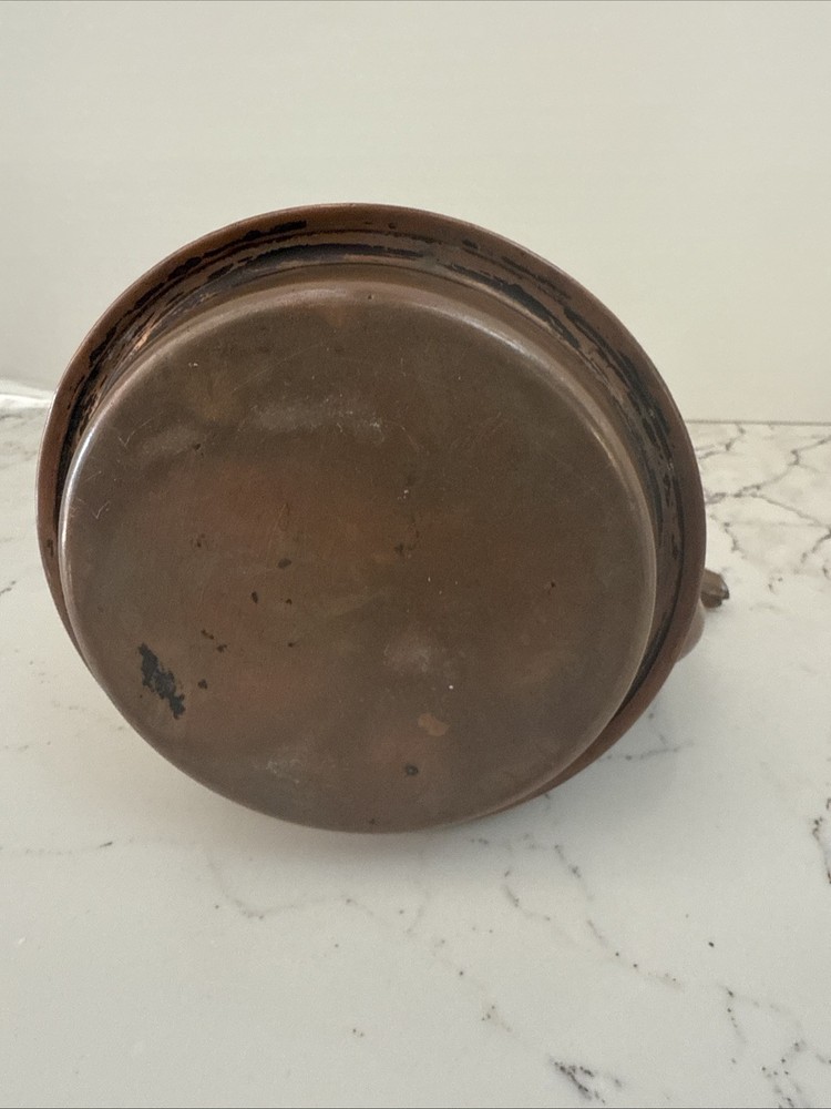 Antique Small Copper Kettle Worn Rugged Decorative Tea Kettle