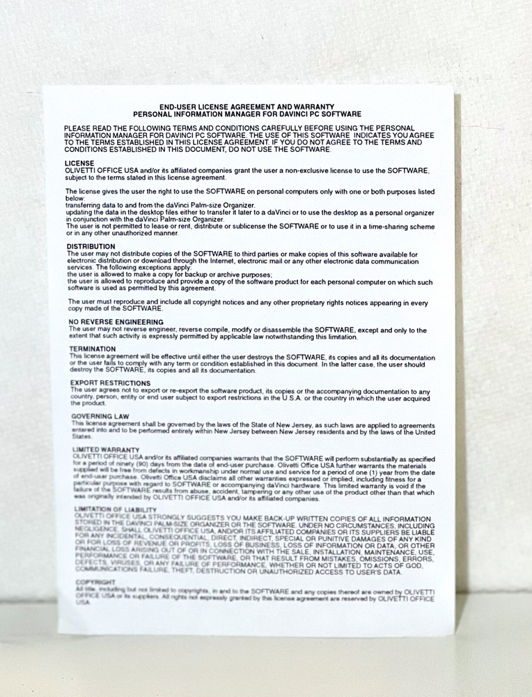 Royal DaVinci DV3 Accessories