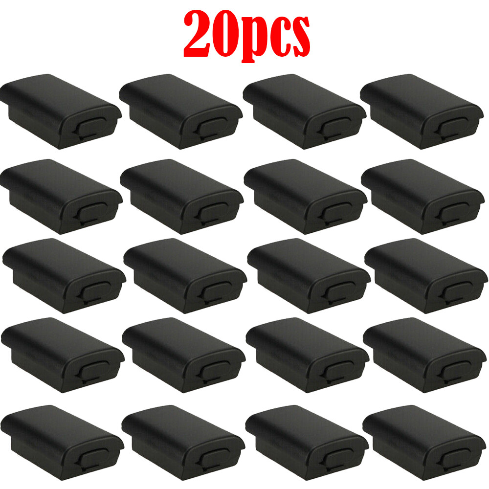 Black AA Battery Back Cover Case Shell Pack For Xbox 360 Wireless Controller x20