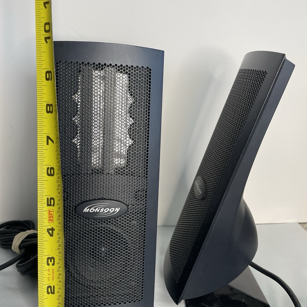 Flat Panel Speakers Pair For Monsoon MH-500 Multimedia Planar Speaker System