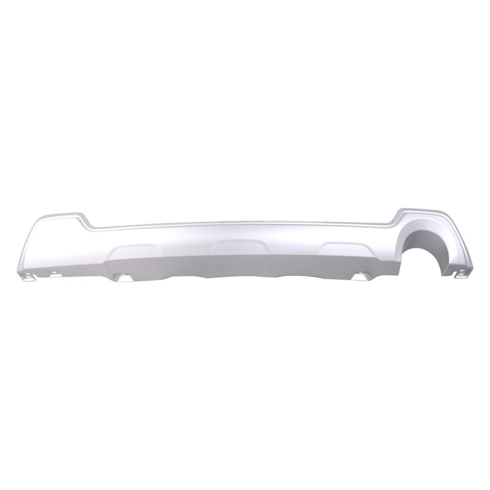Replacement Silver Painted Polypropylene Rear Lower Valance Panel
