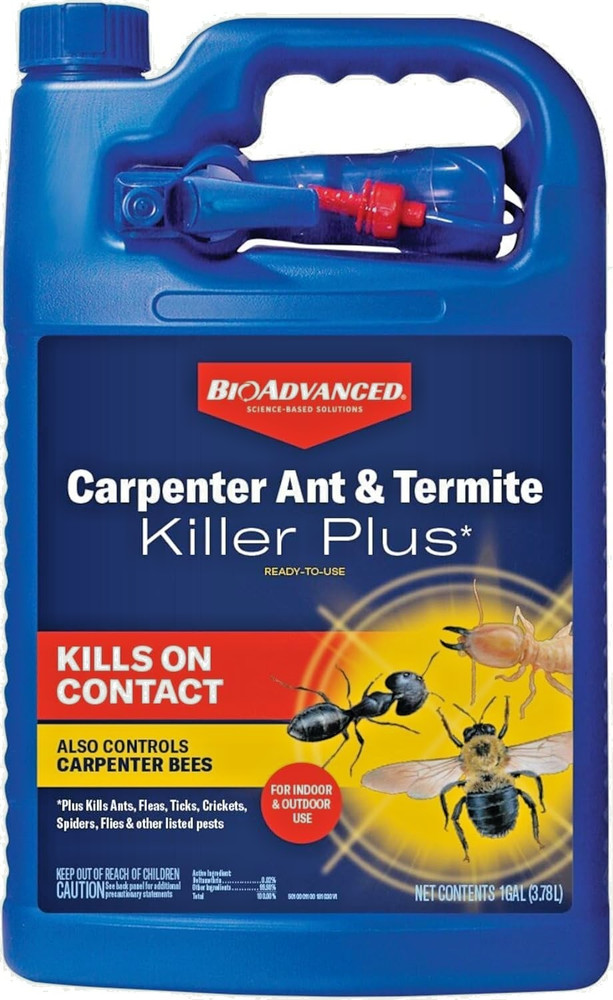 BioAdvanced Carpenter Ant & Termite Killer Plus 1 Gallon Ready-to-Use Indoor/Out