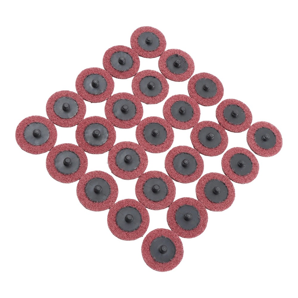 25 Pack 2 Inch Surface Conditioning Quick Change Discs Medium Prep Pad Discs