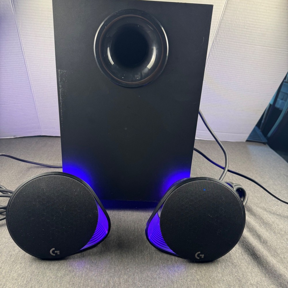 Logitech G560 LIGHTSYNC PC Gaming Speakers RGB Bluetooth 2.1 System S-00169