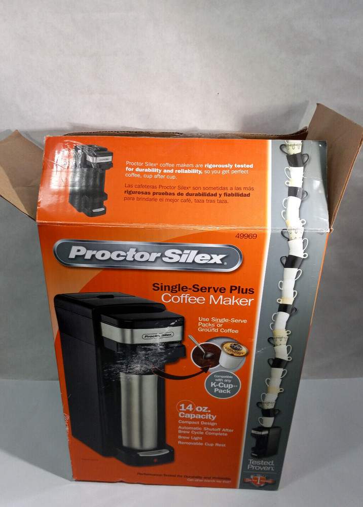 Proctor Silex Coffee Maker Type A120 - 14 Oz - NEW OPEN BOX