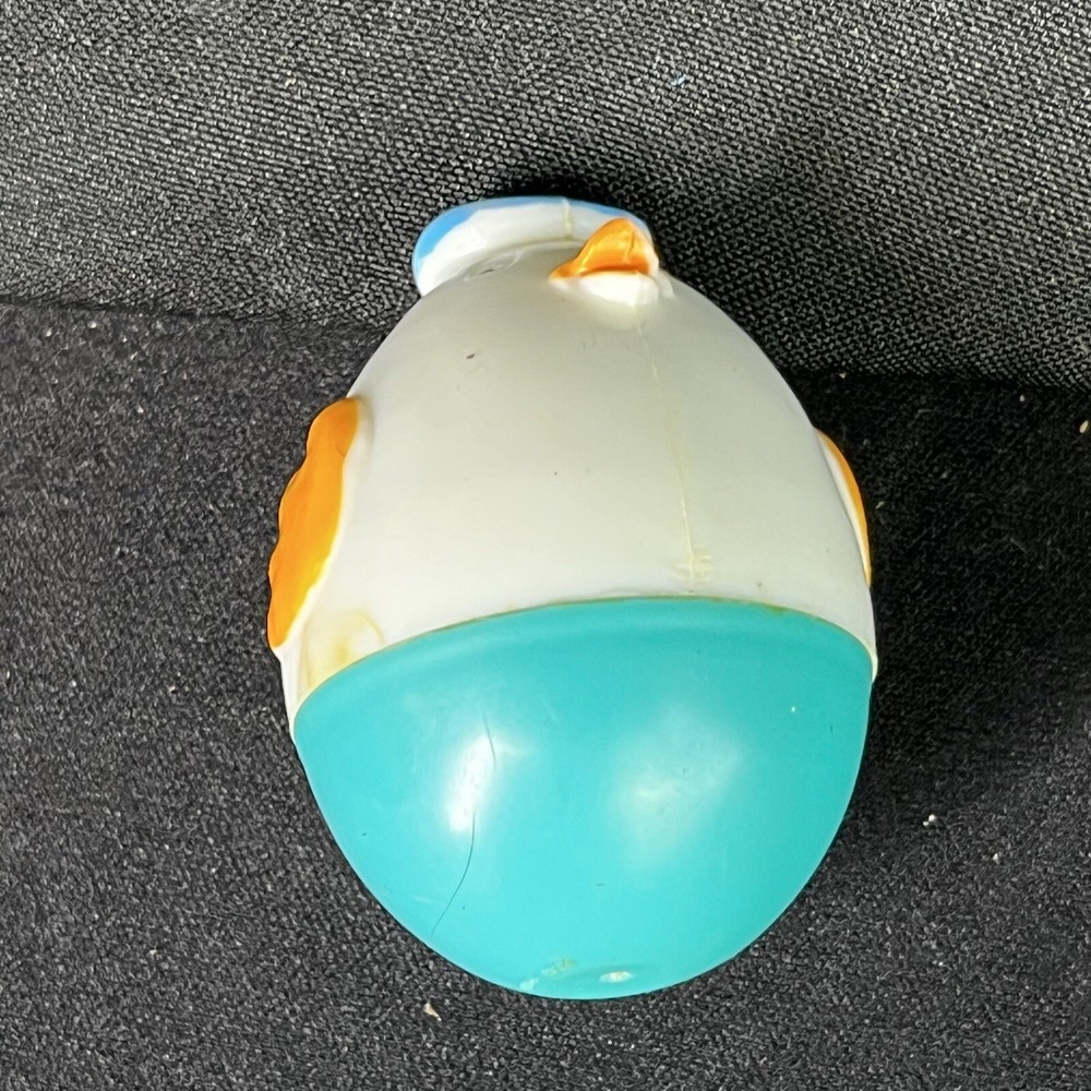 Vintage R.L. Albert & Sons Chick Chicken Candy Container Plastic Egg Collectible