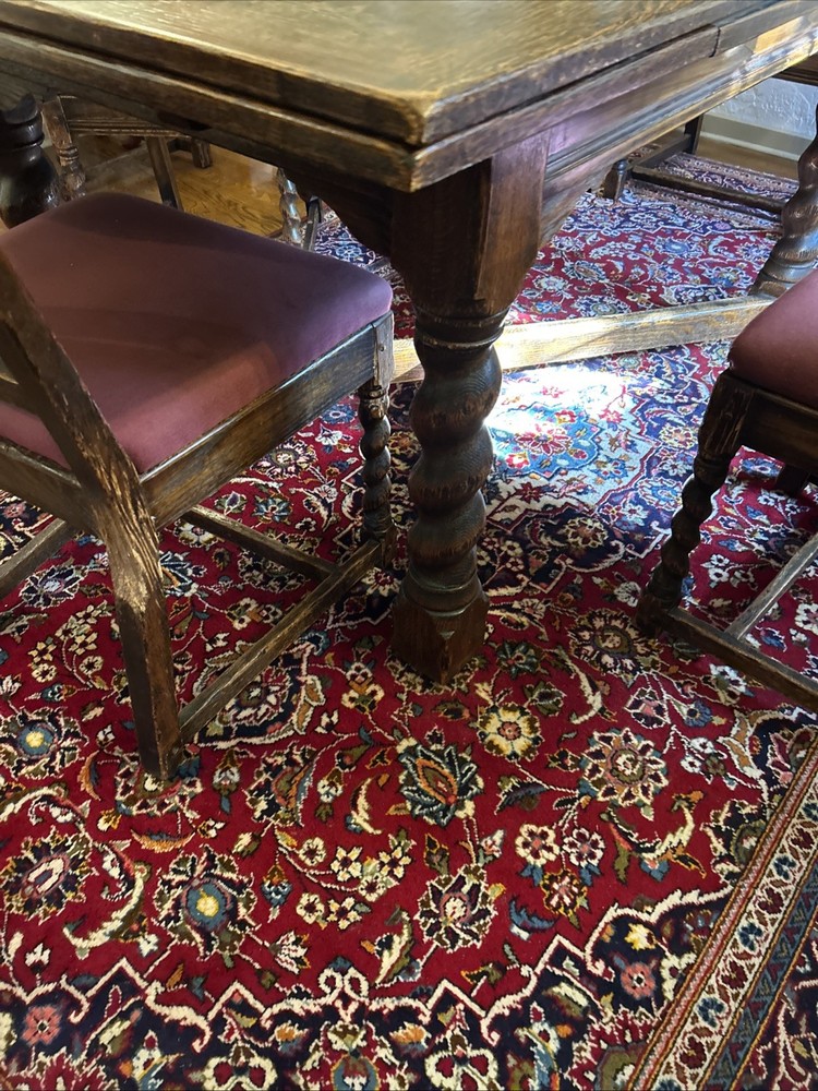 Feudal Oak Dining Room Set