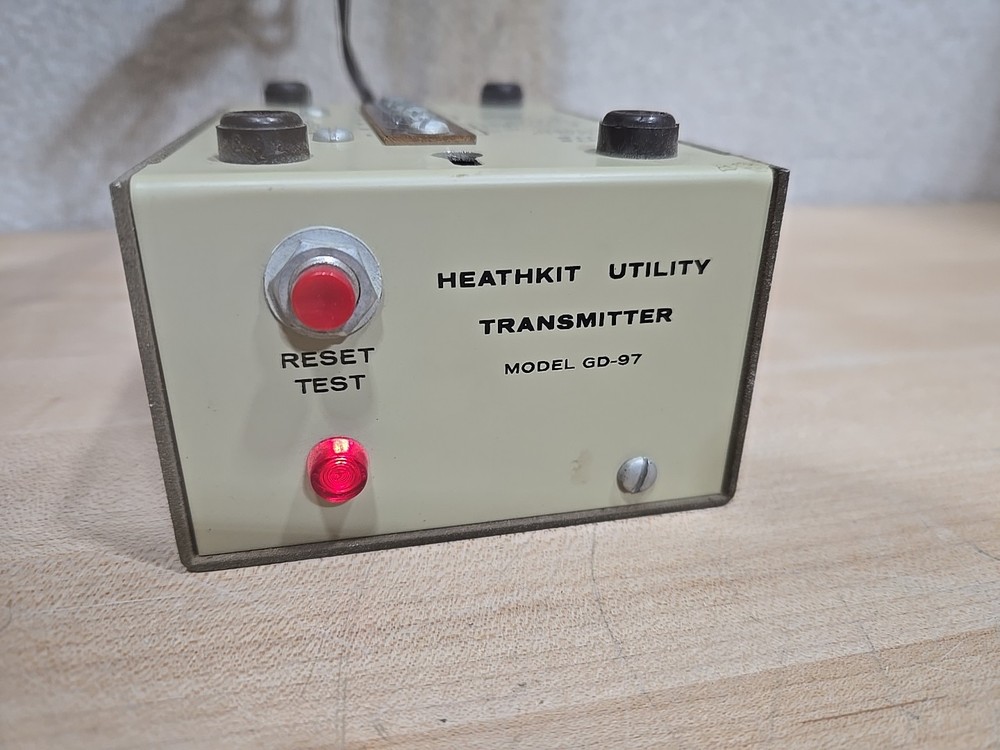 Vintage Heathkit Utility Transmitter GD-97 Powers On Untested