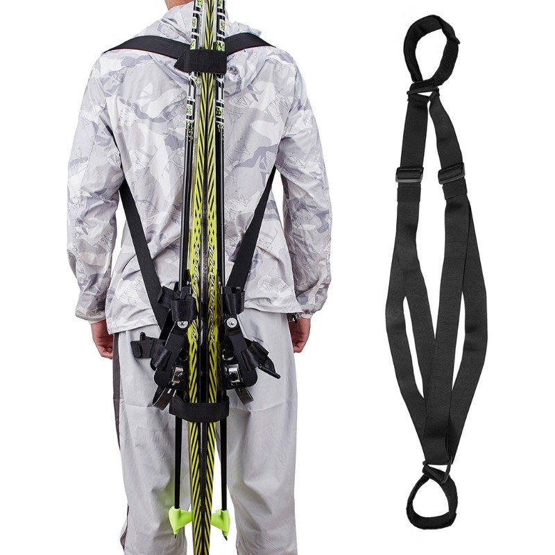 Skateboard Shoulder Strap & Rack Hanger Adjustable Snowboard Backpack for Carrie