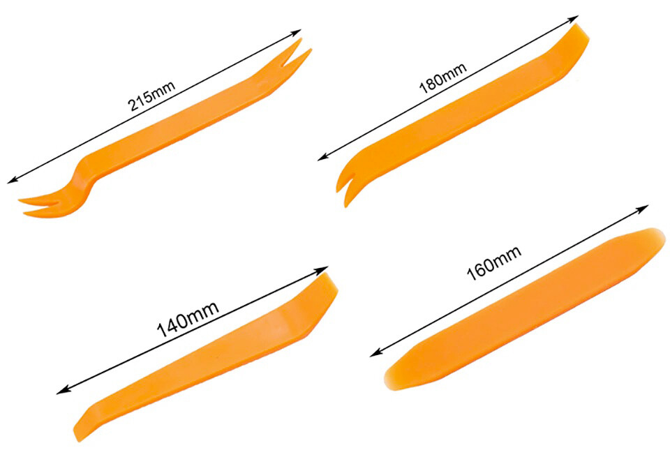 Plastic Panel Door Clip Removal Tool Interior 4 Pieces