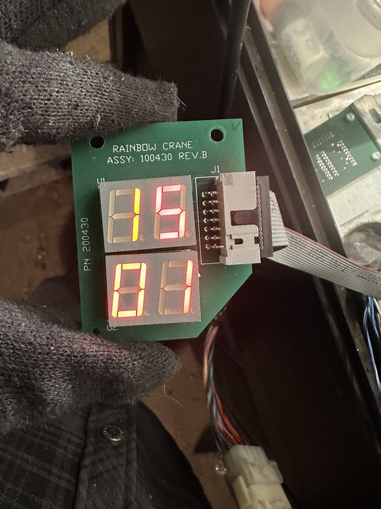 2 Rainbow crane display 2 Digital Boards Control Panel 30,36 Sugarloaf Claw SET