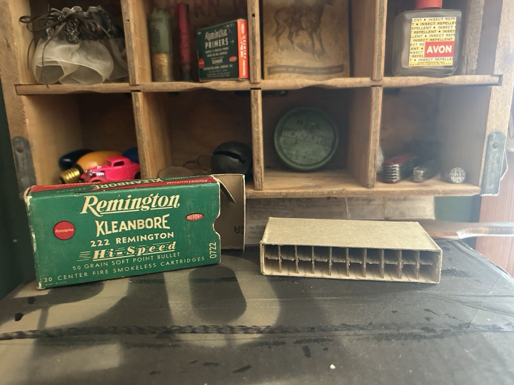 Remington Kleanbore 222 Ammo Box Empty