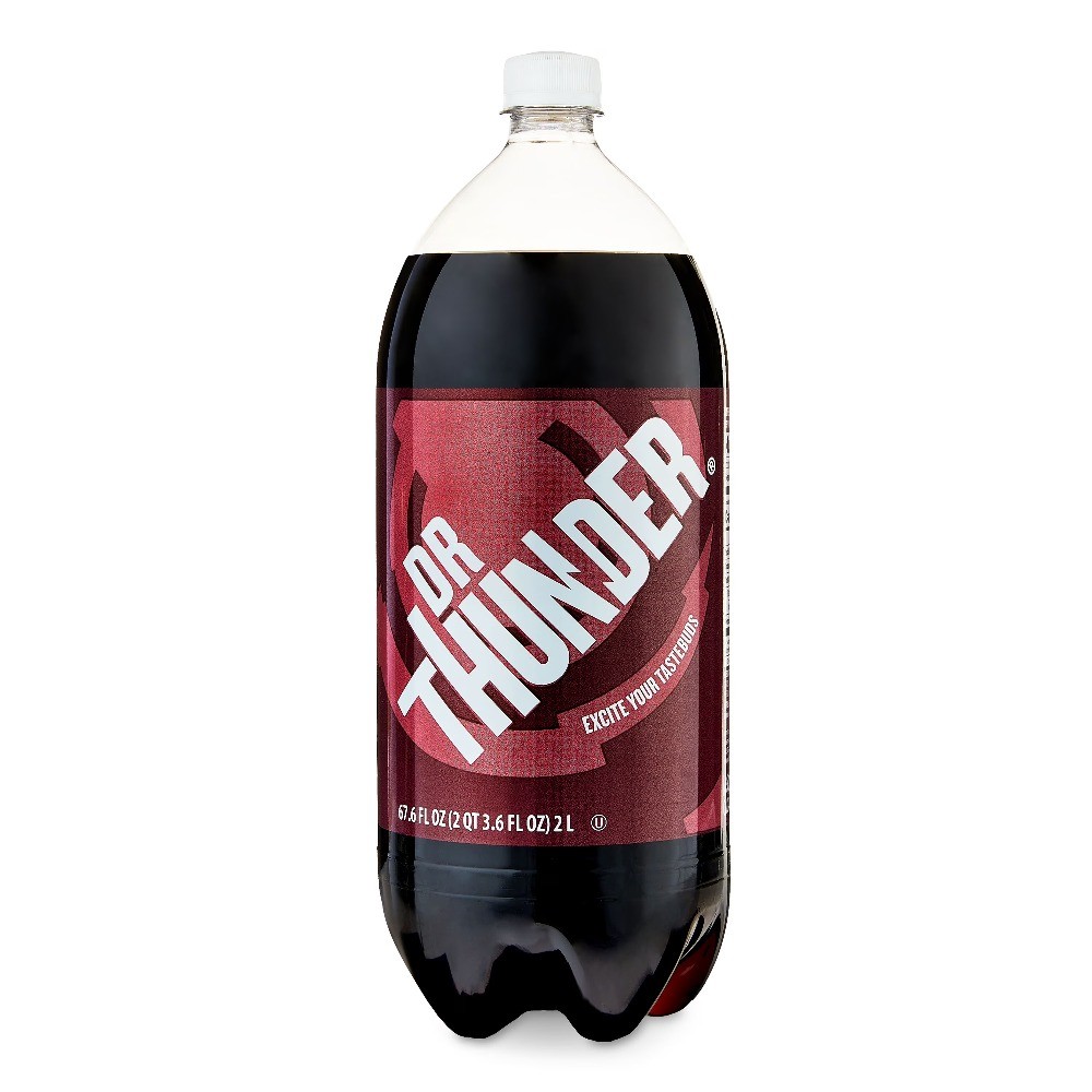 (8 pack) Great Value Dr Thunder, 2 Liter Bottle