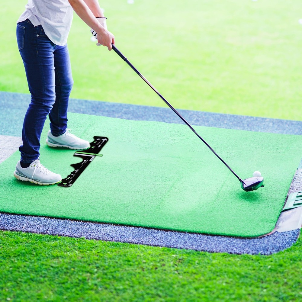 Izzo Golf Sure Stance Golf Swing Training Aid -Ball Position Trainer