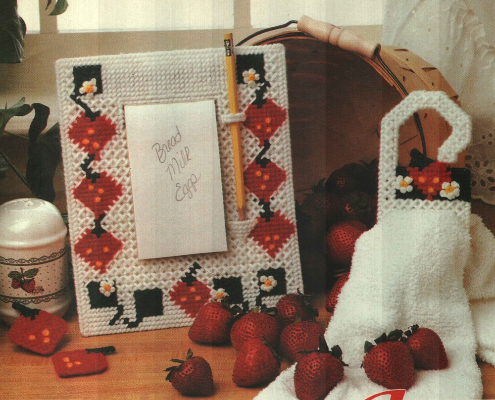 NEW ANNIE'S PLASTIC CANVAS CALENDAR 1991 WITH 12 DESIGNS PATTERN BOOK